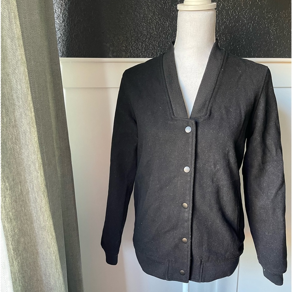 Black Varsity jacket